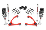 19840RED  -  3.5 Inch Lift Kit - Cast Steel - M1 Strut - - Chevy/GMC 1500 (14-16)