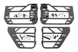 10619  -  Tubular Doors - Front and Rear - Jeep Gladiator JT/Wrangler JL 4WD (18-25)