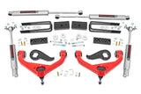 97730RED  -  3 Inch Lift Kit - w/ Overloads - Chevy/GMC 2500HD/3500HD (20-25)