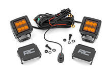 Load image into Gallery viewer, 2in_square_yellow-lens_led_-_70903a.jpg