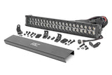 70920BDA  -  20 Inch Black Series LED Light Bar - Dual Row - Amber DRL