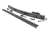 72954BD  -  54 Inch Black Series LED Light Bar - Curved - Dual Row - Cool White DRL
