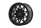78180918B  -  Rough Country 78 Series Wheel/Simulated Beadlock/Black/18x9/5x5/0mm