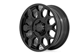77201812  -  Rough Country 77 Series Wheel/One-Piece/Semi Gloss Black/20x9/6x5.5/+18mm
