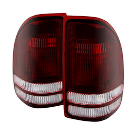 xTune Dodge Dakota 1997-2004 OEM Style Tail Lights -Red Smoked ALT-JH-DDAK97-OE-RSM