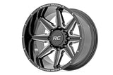 91201206M  -  Rough Country 91M Series Wheel/One-Piece/Gloss Black/20x12/8x180/-44mm