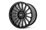 97170912  -  Rough Country 97 Series Wheel/One-Piece/Gloss Black/17x9/6x5.5/-12mm